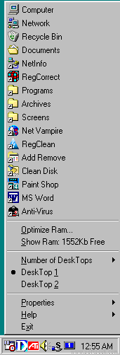 TrayTool Screenshot